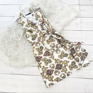 Stitch Fix Ark & Co. Elizabella Paisley Print Sleeveless‎ Wrap Dress Sz Large